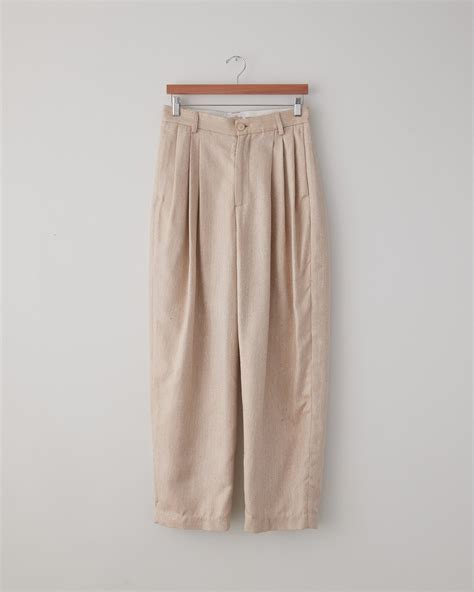 Pleated Pants Silk Colbo