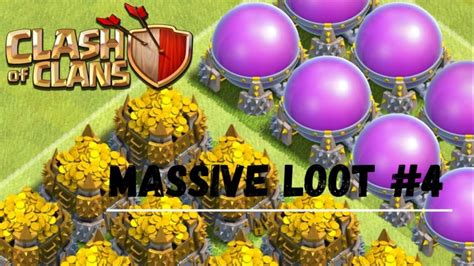 The Loot Is Real Clash Of Clans With AJ Massive Loot 4 YouTube