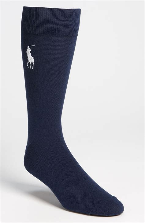 Polo Ralph Lauren Socks In Blue For Men Navy Natural Lyst