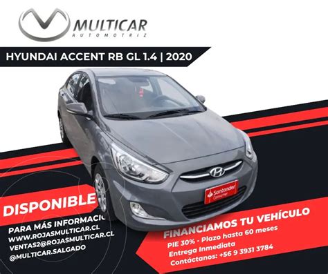 Hyundai Accent 1 4L GL Usado 2020 Color Gris Precio 9 800 000