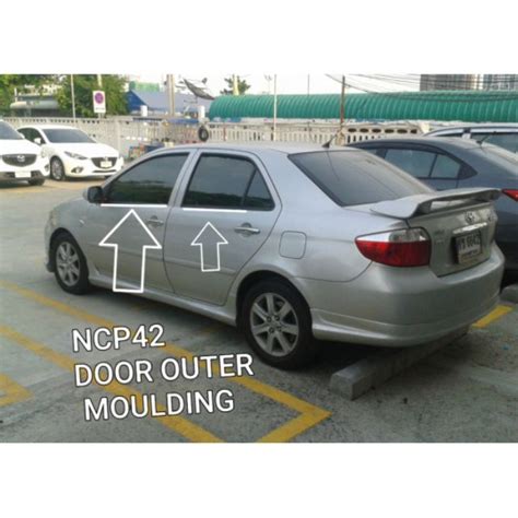 Vios Ncp Door Glass Outer Moulding Shopee Malaysia