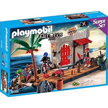 Playmobil Superset Forteresse Pirates Amazon Fr Jeux Et Jouets