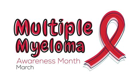 Multiple Myeloma Awareness Month Background Banner Card Poster