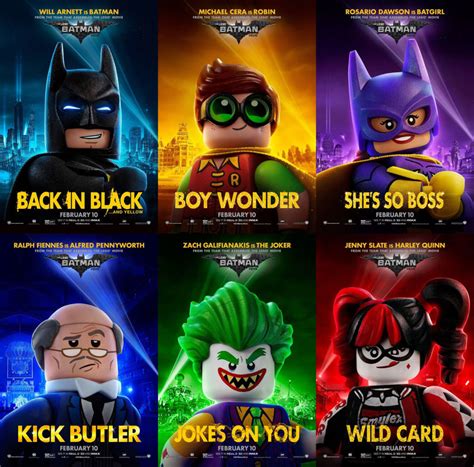 Brickfinder - The LEGO Batman Movie Character Poster Images