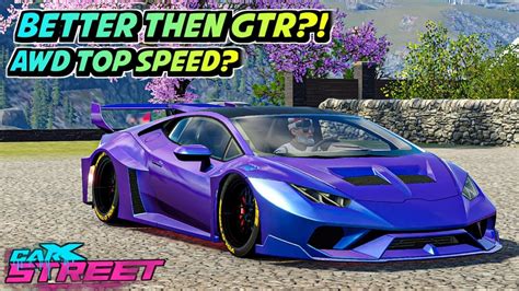 CarX Street Lamborghini Huracan LMH AWD Drag Racing Against GTR