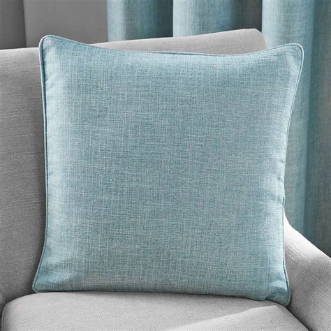 Duck Egg Vermont Square Cushion Duck Egg Blue Living Room Soft