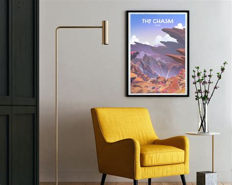 The Chasm Travel Poster - Etsy