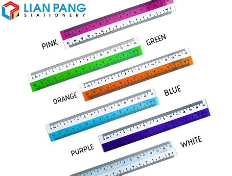 Elastic Straight Plastic Ruler 15cm