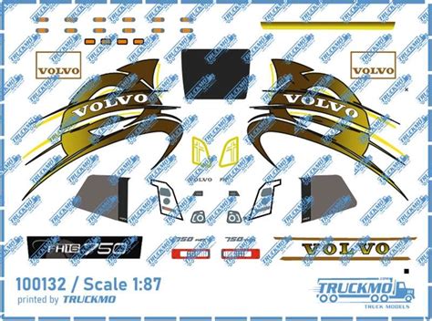 TRUCKMO Decals Volvo FH16 750 Globetrotter Decalsatz 100132 TRUCKMO