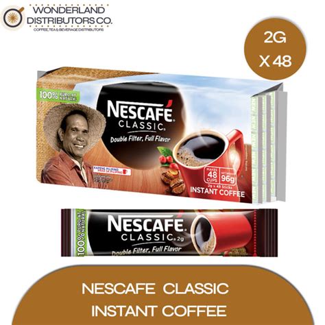 Nescafe Classic Instant Coffee 2g Pack Of 48 Lazada Ph