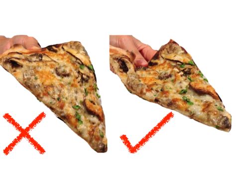 Do you know how to eat a pizza properly?