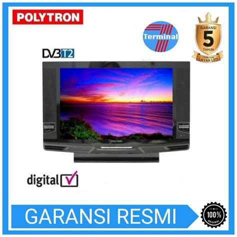 Jual Polytron Digital TV 24 Inch PLD 24V223 Semi Tabung DVB T2 HD Ready