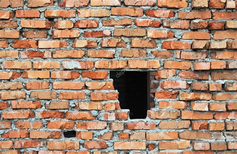 Hole In Brick Wall — Stock Photo © Viknik 5031592