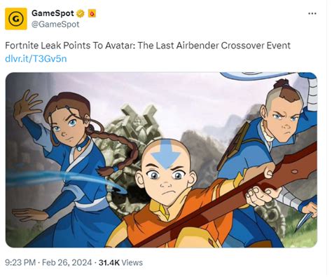 Leaks Of Fortnite X Avatar The Last Air Bender U7buy Blog