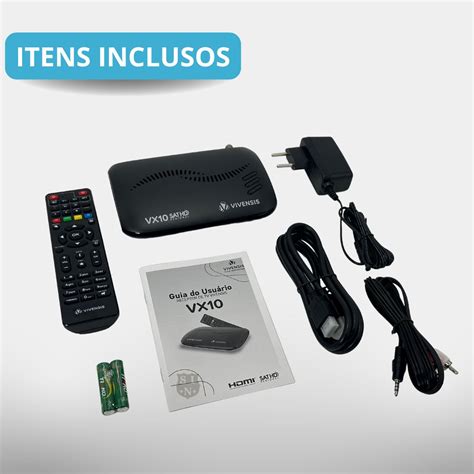 Receptor Digital Multim Dia Vivensis Tv Hd Rca Sat Super Importados Net