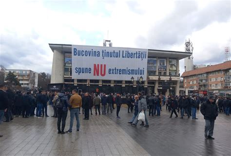 Miting Anti Extremism La Suceava