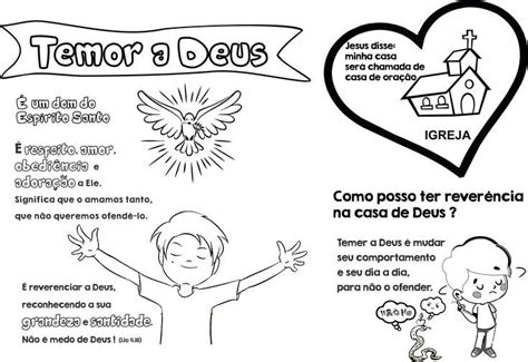 Reverência e temor a Deus Words Prayers Activities