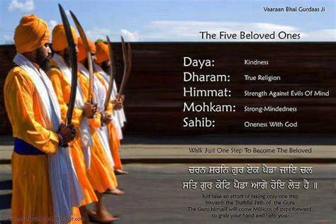 The Panj Pyare Five Beloved Ones Of Guru Gobind Singh Ji