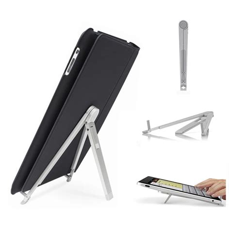 Gooyiyo Universal Foldable Tablet Stand Zinc Alloy Triangle Desk Holder