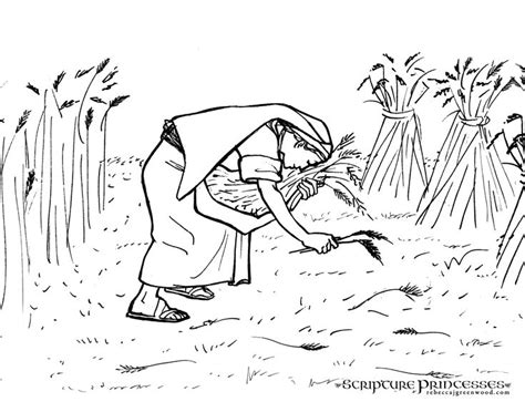 Story Of Ruth Coloring Pages Bible Coloring Pages Coloring Pages