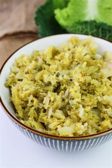 Easy Sauteed Savoy Cabbage A Veg Taste From A To Z