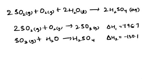 Solved 11 Using Hesss Law Determine Î”h For The Following Reaction