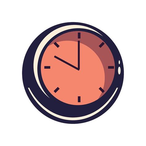 clock time icon isolated design  vector art  vecteezy