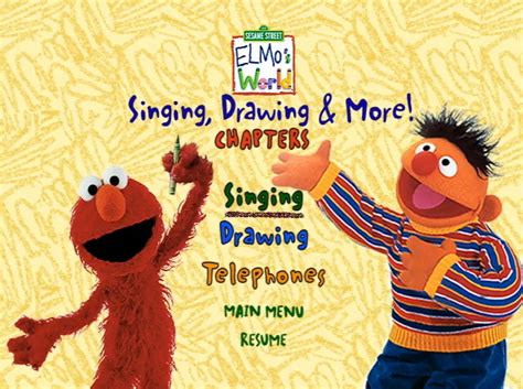 Elmo S World Singing Drawing And More Chapters By Jack1set2 On Deviantart