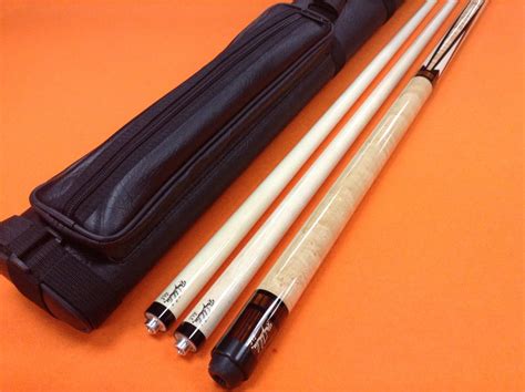 SCHULER CAROM CUE CB4 WITH 2 SHAFTS CASE California Billiards