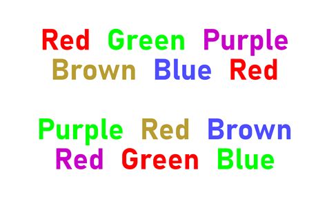 Brain Games Color Test