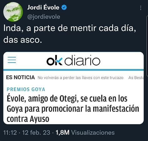 enmlg on Twitter RT c escipion Évole se ha enfadado Pues Inda no