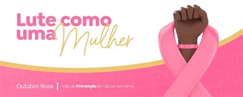 Modelo De Banner De Mídia Social Campanha De Outubro Rosa De