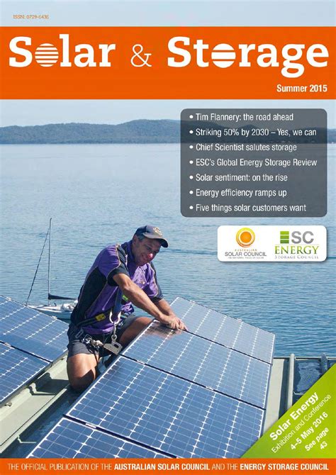 Solar And Storage Progress Magazine Summer 2015 By Smart Energy Council Issuu