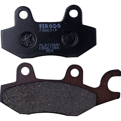 2008 2012 Kawasaki 250r Ninja Ex250 Ferodo Rear Brake Pads Platinum