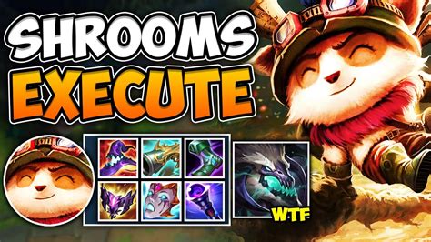 Teemo But ONE Shroom Will Execute You From Full Health Deadly Shrooms