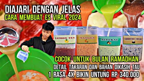 Ide Usaha Es Viral Kekinian Diajari Dengan Jelas Cara Buatnya