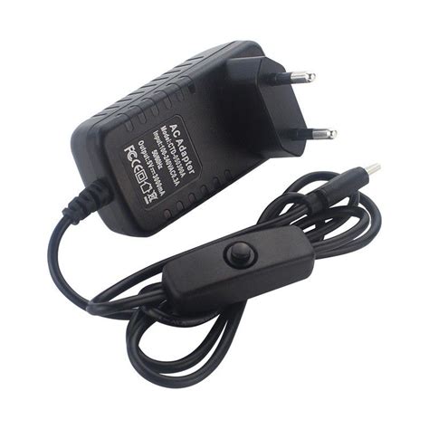 5v 3a Usb C With Switch Power Adapter Eu Plug