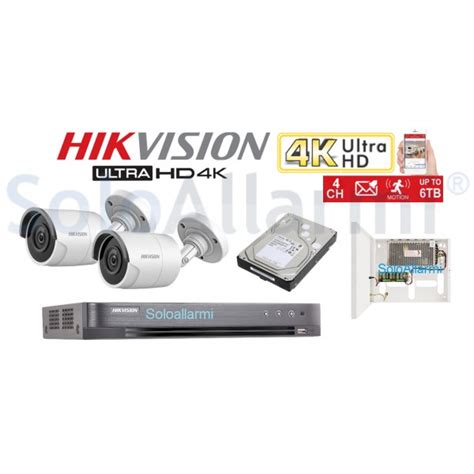 Kit Videosorveglianza Turbohd K Hikvision Canali Telecamere