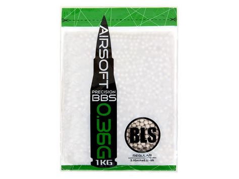 BLS Billes biodégradables 0 36g Blanches sachet de 1Kg Elite