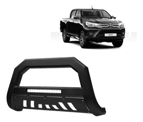 Defensa C chapon Negro Y Led Toyota Hilux 2005 Al 2015 Cuotas sin interés