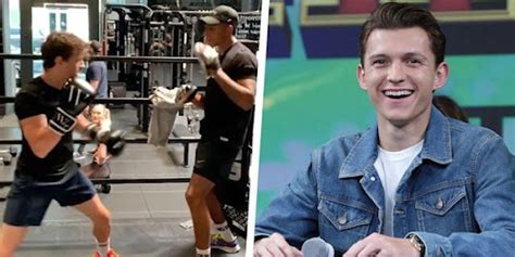 Spider Man Tom Holland Mostra Habilidades Impressionantes De Boxe Em Um Novo Vídeo De