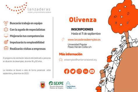 Ltimos D As Para Apuntarse En La Lanzadera De Empleo De Olivenza