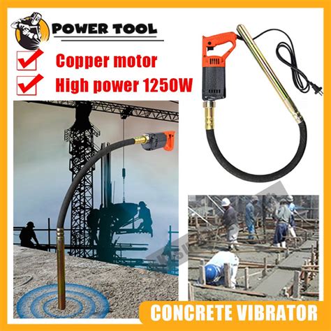 Hand Held Concrete Vibrator 1250W Electric Vibrator 13000 Vibrations