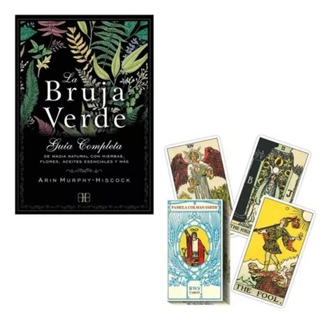 Pack Libro Cartas Bruja Verde Mazo Tarot Rider