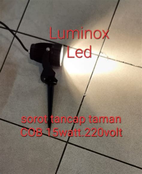 Jual Lampu Tancap Taman Cob 15w 15watt Sorot Garden Lamp Cob 15 Watt