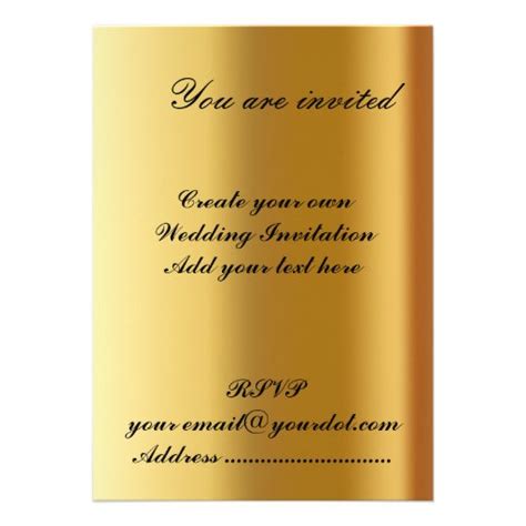 Create Your Own Wedding Invitation 2 Custom Invitation Zazzle