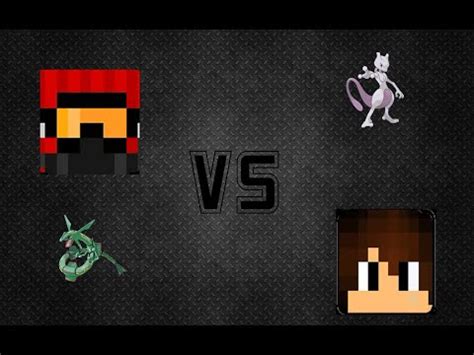 Minecraft Pixelmon Multiplayer Rayquaza Vs Mewtwo YouTube