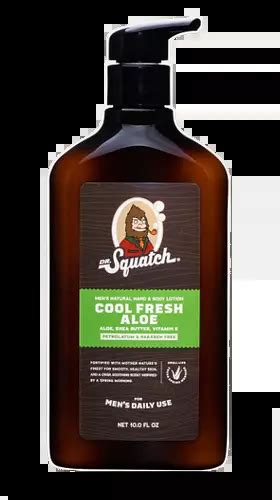 Dr Squatch Cool Fresh Aloe Lotion Ingredients Explained