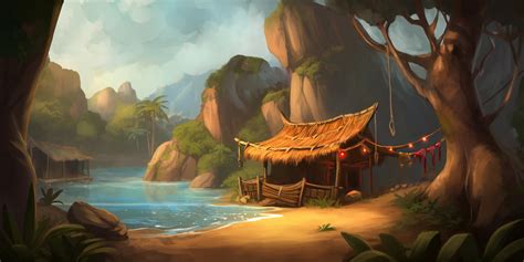 Artstation Beach Hut