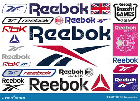 Reebok Logo Vector Illustration Editorial Stock Image Illustration